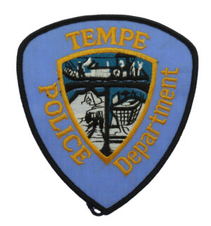 United States Tempe Police Department Cloth Patch Badge