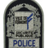 Canada Ville De Fermont Securite Publique Police Cloth Patch Badge