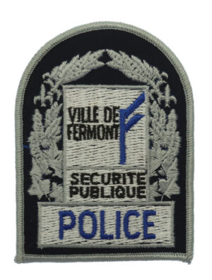 Canada Ville De Fermont Securite Publique Police Cloth Patch Badge