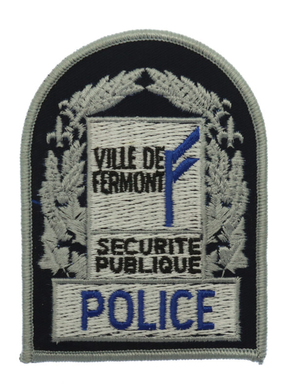 Canada Ville De Fermont Securite Publique Police Cloth Patch Badge