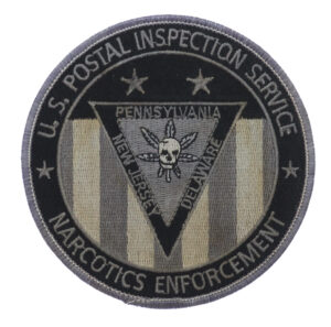 United States U.S. Postal Inspection Service Narcotics Enforcement Cloth Patch Badge