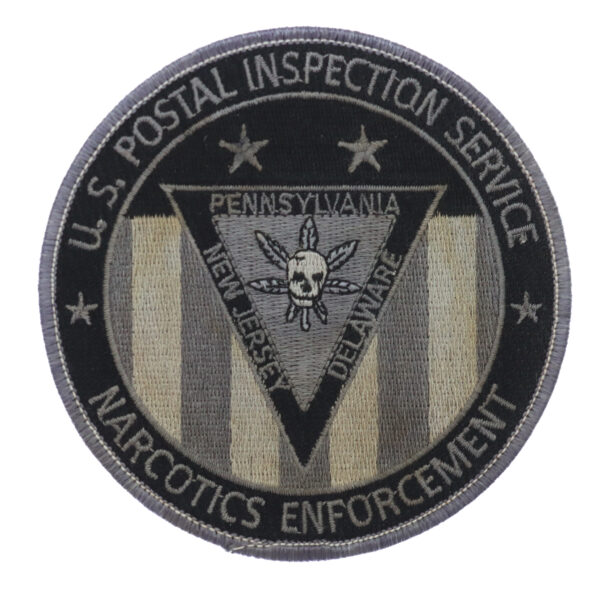 United States U.S. Postal Inspection Service Narcotics Enforcement Cloth Patch Badge
