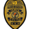 United States Tempe Police Cloth Patch Badge