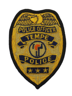 United States Tempe Police Cloth Patch Badge