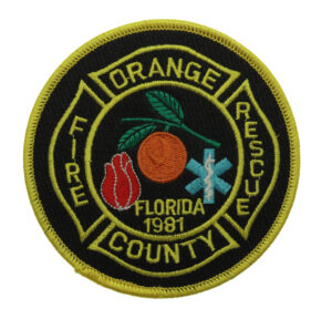 United States Orange County Florida Fire Rescue Cloth Patch Badge