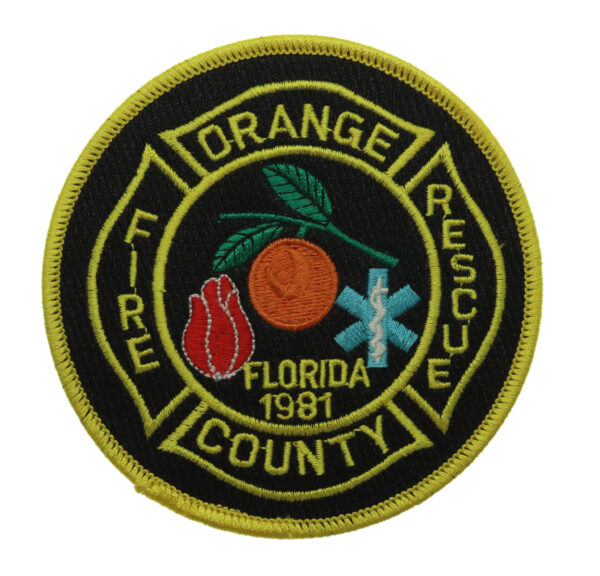 United States Orange County Florida Fire Rescue Cloth Patch Badge
