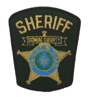 United States Comal County The State of Texas Sheriff Cloth Patch Badge