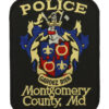 United States Montgomery County Md Police Cloth Patch Badge