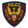 United States Decatur Illinois Police Cloth Patch Badge