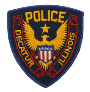 United States Decatur Illinois Police Cloth Patch Badge