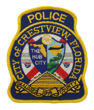 United States City of Crestview Florida Police Cloth Patch Badge