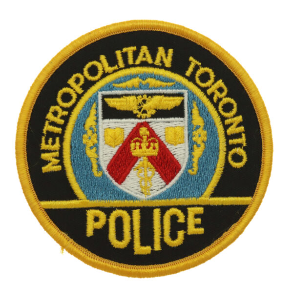 Canada Metropolitan Toronto Police Cloth Patch Badge