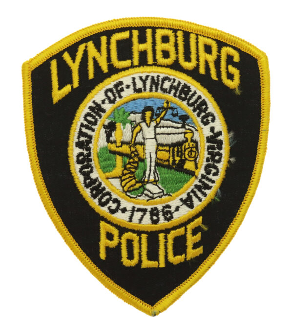 United States Lynchburg Police Cloth Patch Badge