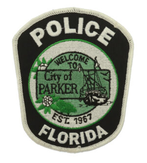 United States Florida City of Parker Police Cloth Patch Badge