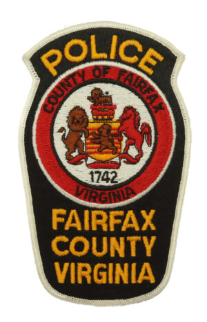 United States Fairfax County Virginia Police Cloth Patch Badge