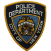 United States Police Department City of New York Cloth Patch Badge