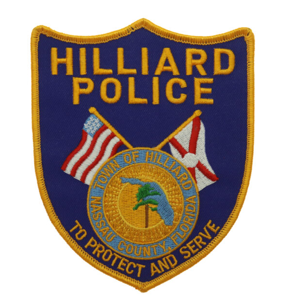 United States Hilliard Police Cloth Patch Badge