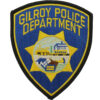 United States Gilroy Police Department Cloth Patch Badge