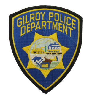 United States Gilroy Police Department Cloth Patch Badge