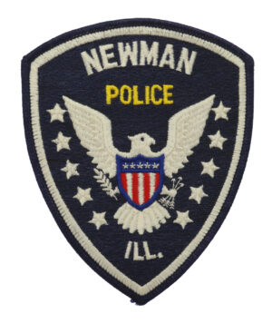 United States Newman Police ILL. Cloth Patch Badge