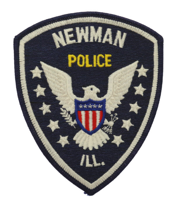 United States Newman Police ILL. Cloth Patch Badge