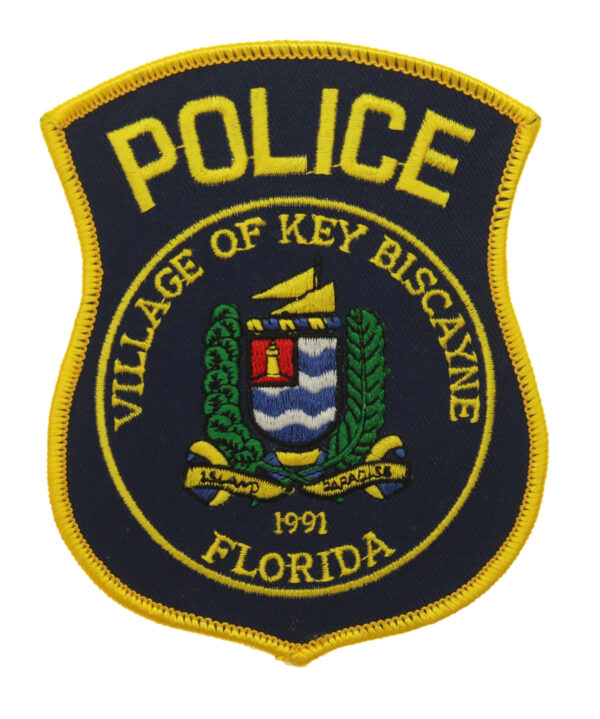 United States Village of Key Biscayne Florida Police Cloth Patch Badge