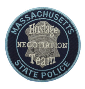 United States Massachusetts State Police Hostage Negotiation Team Cloth Patch Badge