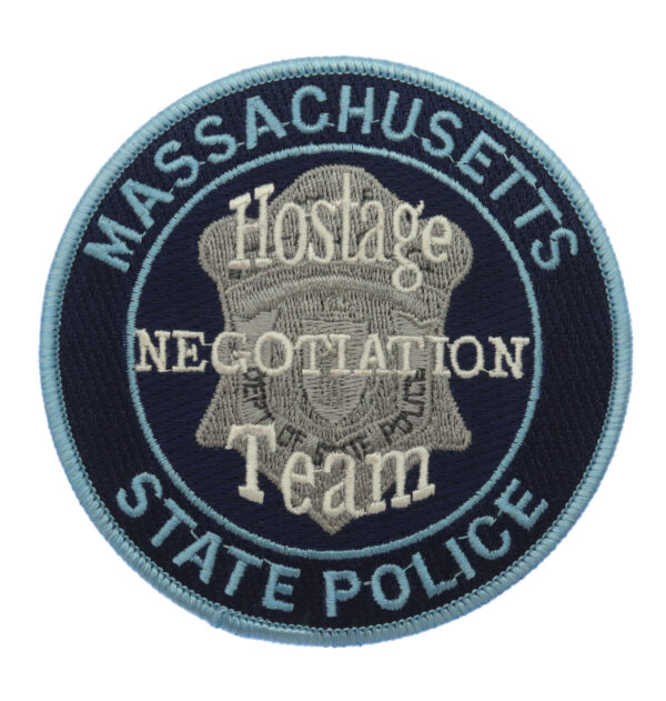 United States Massachusetts State Police Hostage Negotiation Team Cloth Patch Badge