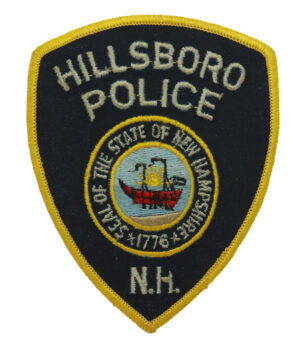 United States Hillsboro Police N.H. Cloth Patch Badge