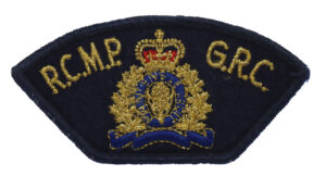 Royal Canadian Mounted Police (R.C.M.P.) Cloth Patch Badge