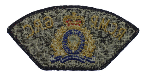Royal Canada Mounted Police (R.C.M.P.) Cloth Patch Badge