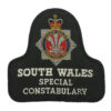 South Wales Special Constabulary Cloth Bell Patch Badge