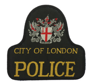 City of London Police Cloth Bell Patch Badge