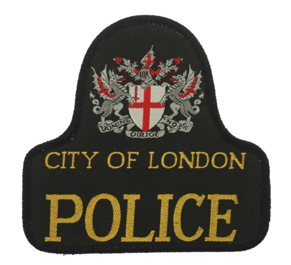 City of London Police Cloth Bell Patch Badge
