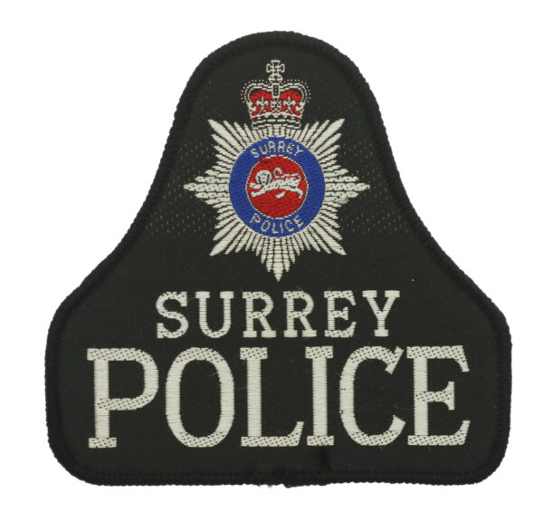 Surrey Police Cloth Bell Patch Badge