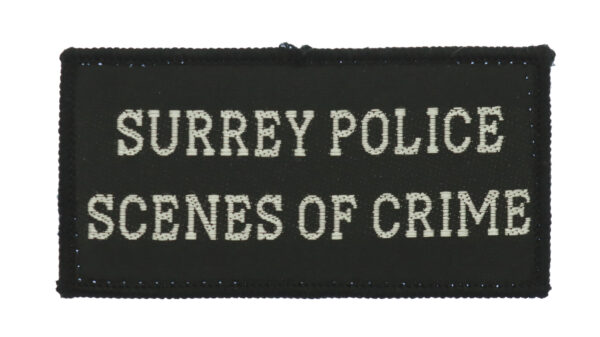 Surrey Police Scenes of Crime Cloth Patch Badge