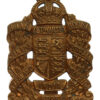 King Edward's Horse Brass Cap Badge - King's Crown