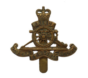 Royal Artillery Beret Badge - Queen's Crown