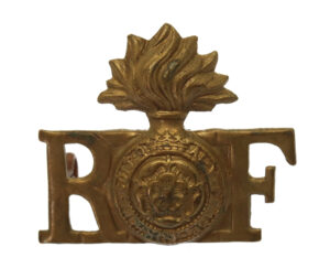 Royal Fusiliers Brass Shoulder Title