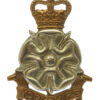 Yorkshire Brigade Officer's Cap Badge - Queen's Crown