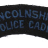 Lincolnshire Police Cadet Cloth Shoulder Title Badge