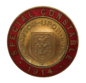 WW1 Kingston-upon-Hull Special Constabulary 1914 Enamelled Lapel Badge