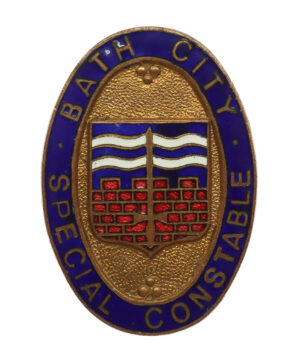 Bath City Police Special Constable Enamelled Lapel Badge