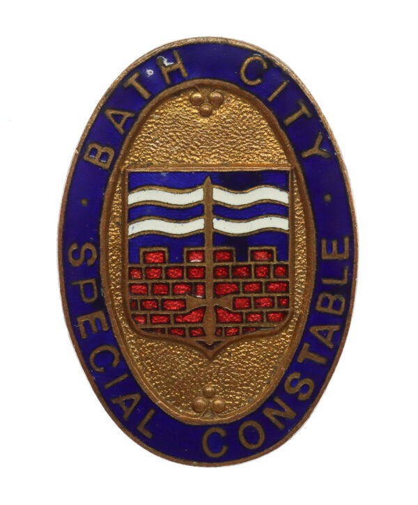 Bath City Police Special Constable Enamelled Lapel Badge