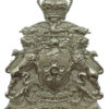 Leicester City Police Helmet Plate - Queen's Crown