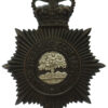 Worcestershire Constabulary Night Helmet Plate - Queen's Crown