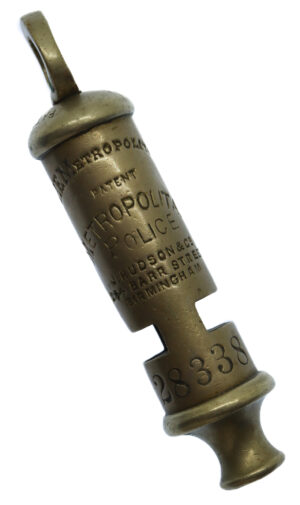 Metropolitan Police 'The Metropolitan' Patent Numbered Whistle
