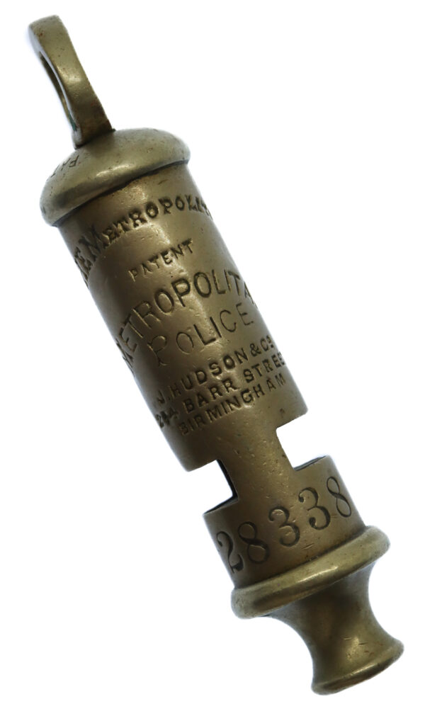 Metropolitan Police 'The Metropolitan' Patent Numbered Whistle