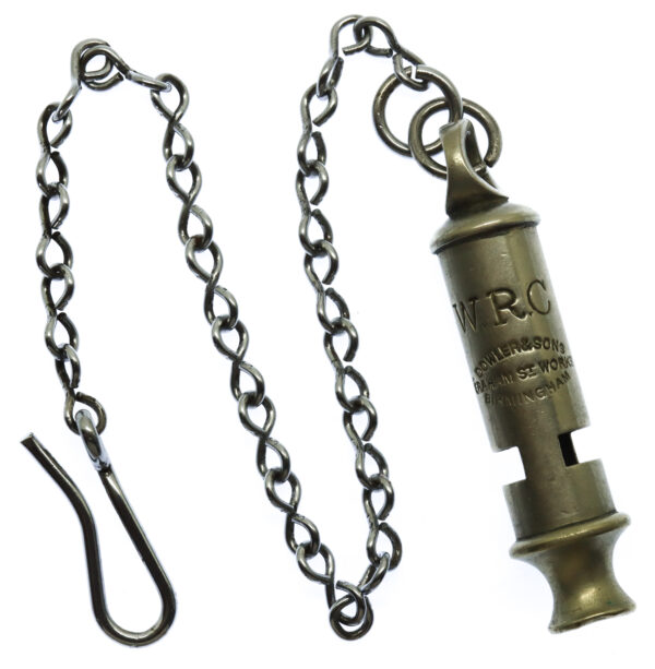 West Riding Constabulary Police Whistle & Chain