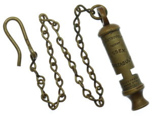 Essex Constabulary 'The Metropolitan' Patent Police Whistle & Chain